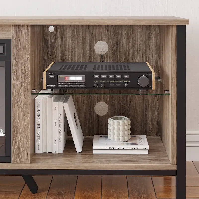 TV Stands with Fireplace for 75 inch TVs Gaming Entertainment Center TV Console - 71 inches