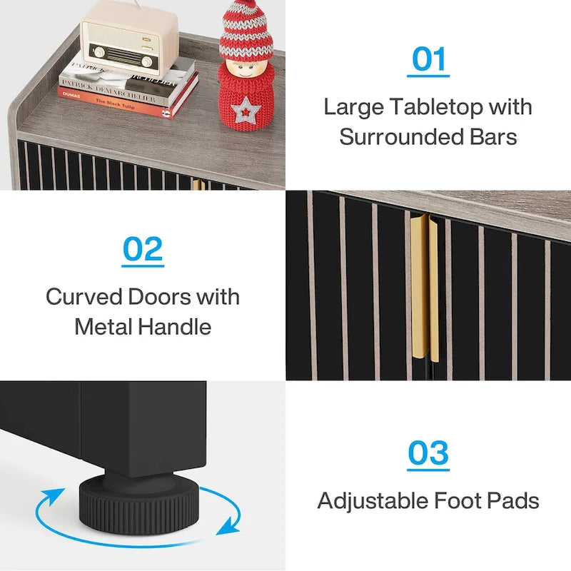 5 Tier Shoe Cabinet with Doors 25 Pairs White Wood Shoes Organizer