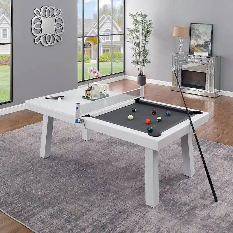 Laguna Indoor/Outdoor 8ft Slate Pool Table with Dining Top & Accessories