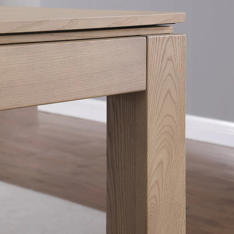 Olivia 8ft Driftwood Ash Billiard Slate Pool Table with Dining Top