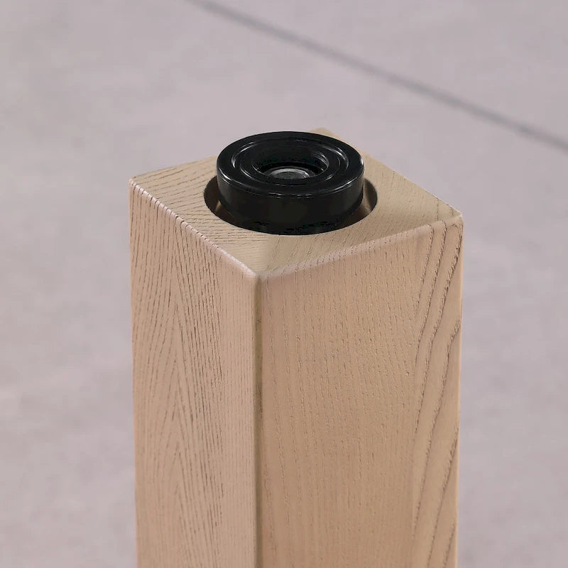 Olivia 8ft Driftwood Ash Billiard Slate Pool Table with Dining Top