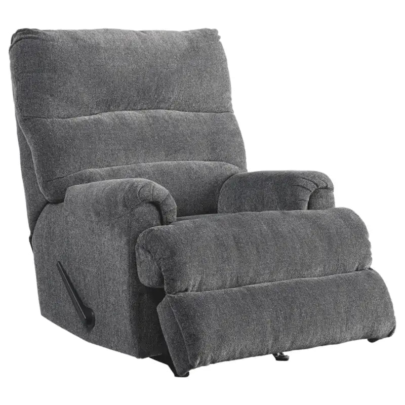Man Fort Contemporary Rocker Recliner Graphite