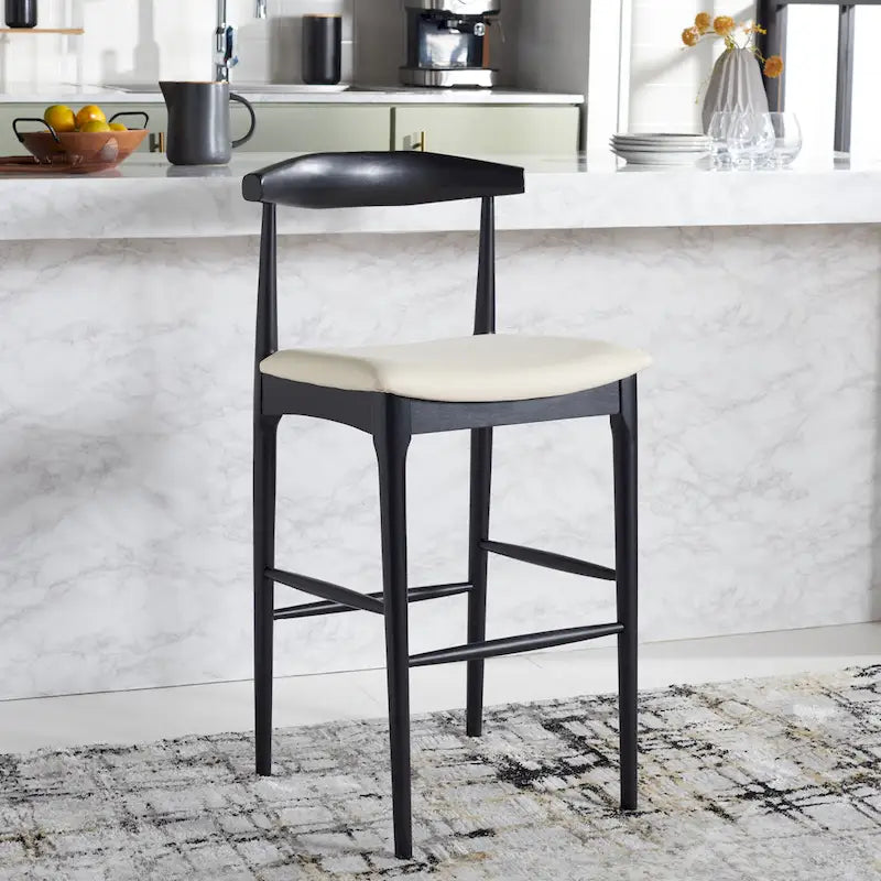 SAFAVIEH Miranda Retro 30-inch Bar Stool - 22 In. W x 21 In. D x 42 In. H - 22Wx21Dx42H