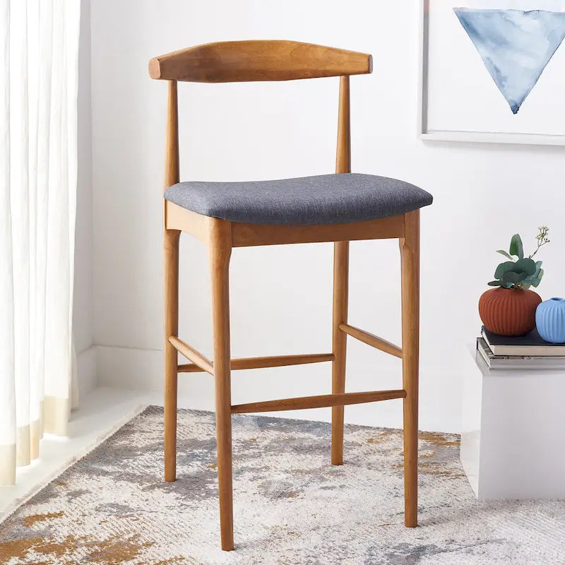 SAFAVIEH Miranda Retro 30-inch Bar Stool - 22 In. W x 21 In. D x 42 In. H - 22Wx21Dx42H