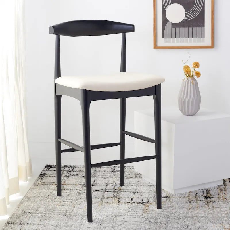 SAFAVIEH Miranda Retro 30-inch Bar Stool - 22 In. W x 21 In. D x 42 In. H - 22Wx21Dx42H