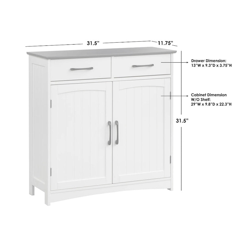 Simple Living Dalton Double Door Floor Cabinet