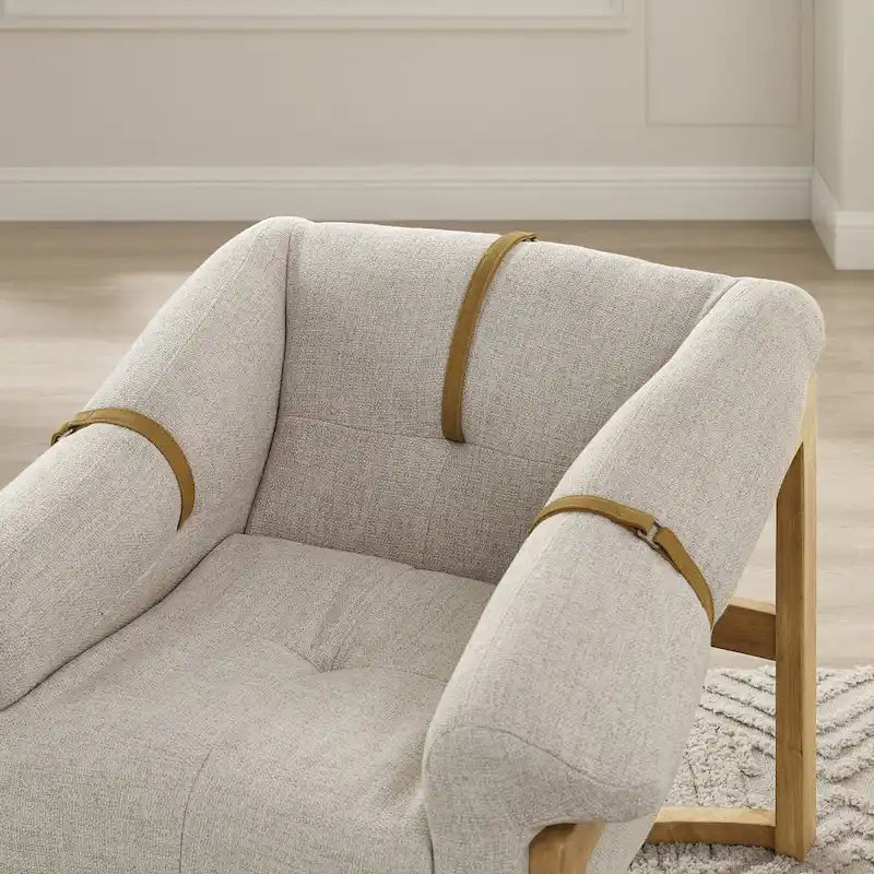 Art Leon Genuine Leather Lounge Chair