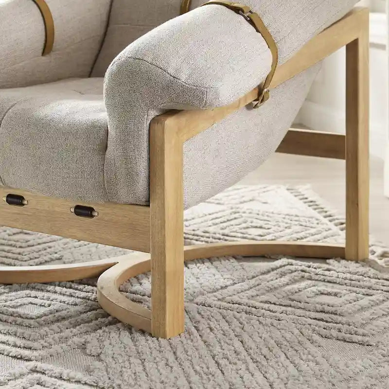 Art Leon Genuine Leather Lounge Chair