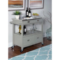 Julianna Stainless Steel Kitchen Cart