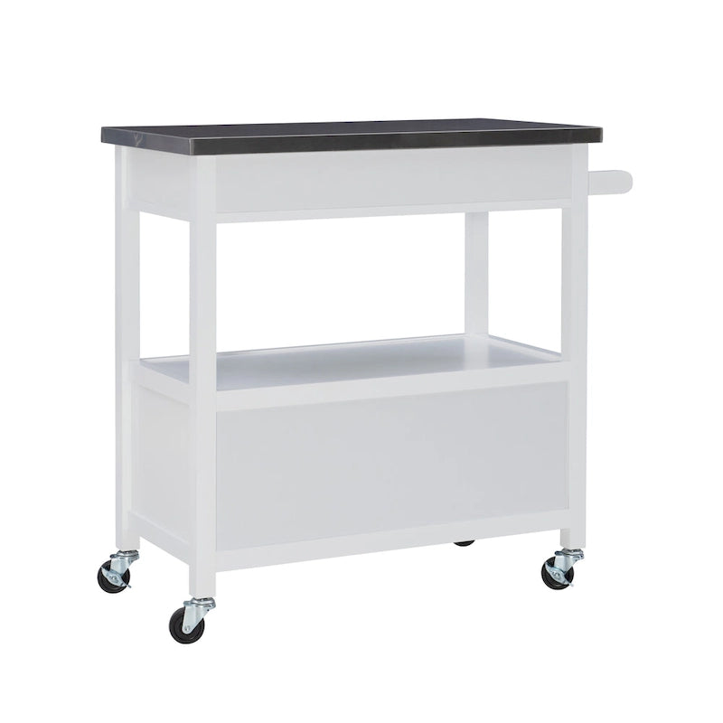 Julianna Stainless Steel Kitchen Cart