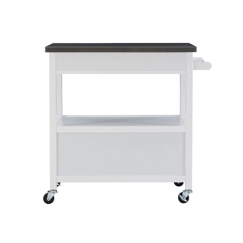 Julianna Stainless Steel Kitchen Cart