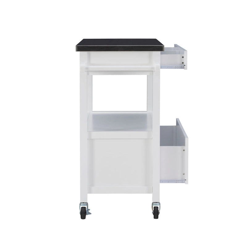 Julianna Stainless Steel Kitchen Cart