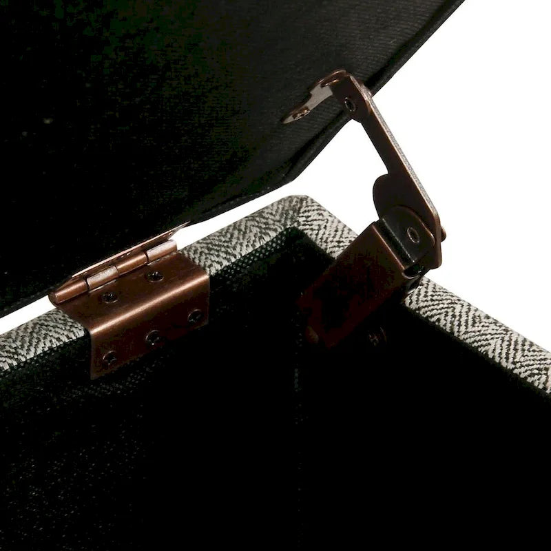 Copper Grove Reze Storage Bench with Nailhead Trim