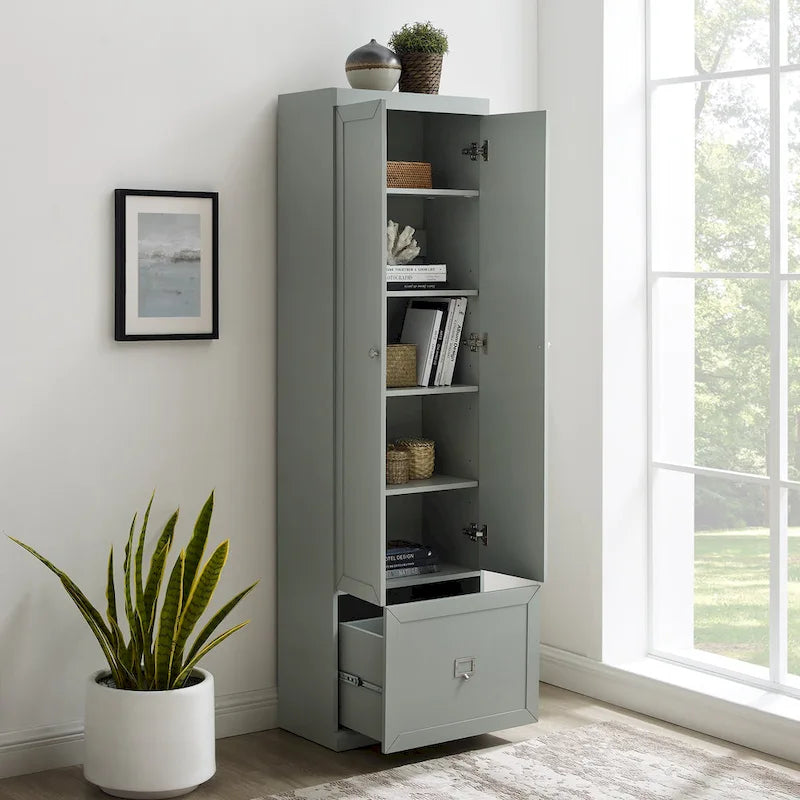 Crosley Harper Convertible Pantry Closet - 12.5 x 22 x 74