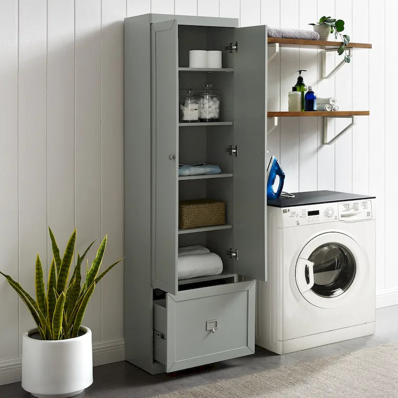 Crosley Harper Convertible Pantry Closet - 12.5 x 22 x 74