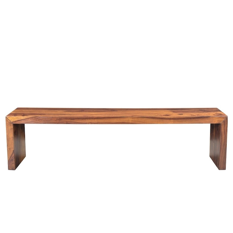 Timbergirl Handmade Solid Seesham Wood Bench (India)