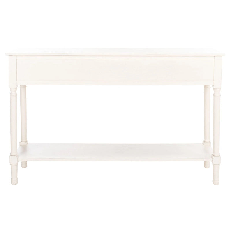 SAFAVIEH Jeanie 3-Drawer Bottom Shelf Console Table - 47.3 W x 13 L x 29.5 H - 47Wx13Dx30H