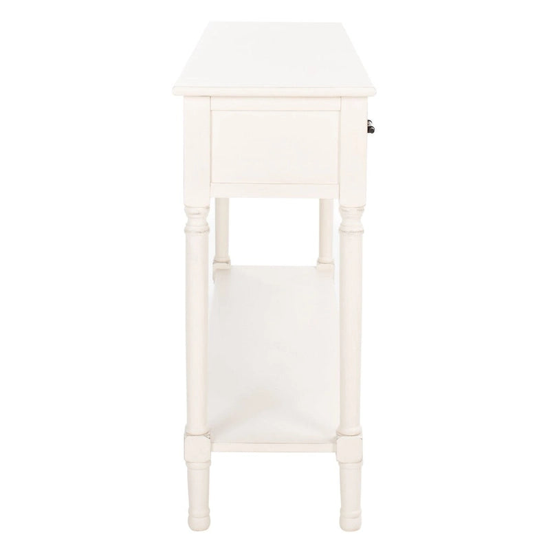 SAFAVIEH Jeanie 3-Drawer Bottom Shelf Console Table - 47.3 W x 13 L x 29.5 H - 47Wx13Dx30H