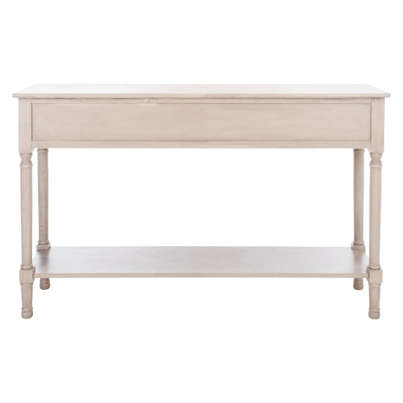 SAFAVIEH Jeanie 3-Drawer Bottom Shelf Console Table - 47.3 W x 13 L x 29.5 H - 47Wx13Dx30H