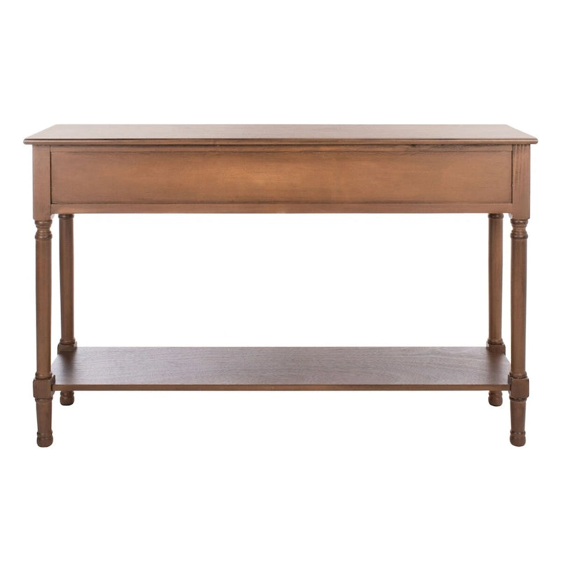 SAFAVIEH Jeanie 3-Drawer Bottom Shelf Console Table - 47.3 W x 13 L x 29.5 H - 47Wx13Dx30H