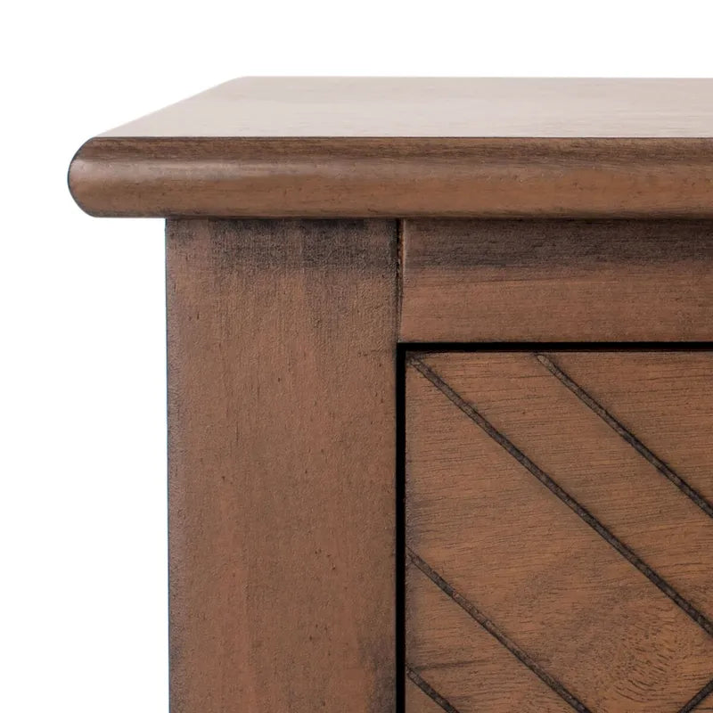 SAFAVIEH Jeanie 3-Drawer Bottom Shelf Console Table - 47.3 W x 13 L x 29.5 H - 47Wx13Dx30H