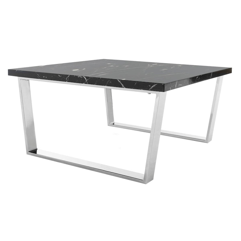 SAFAVIEH Bea Black/ Brass Square Coffee Table - 31.5 x 31.5 x 15.8 - 32Wx32Dx16H