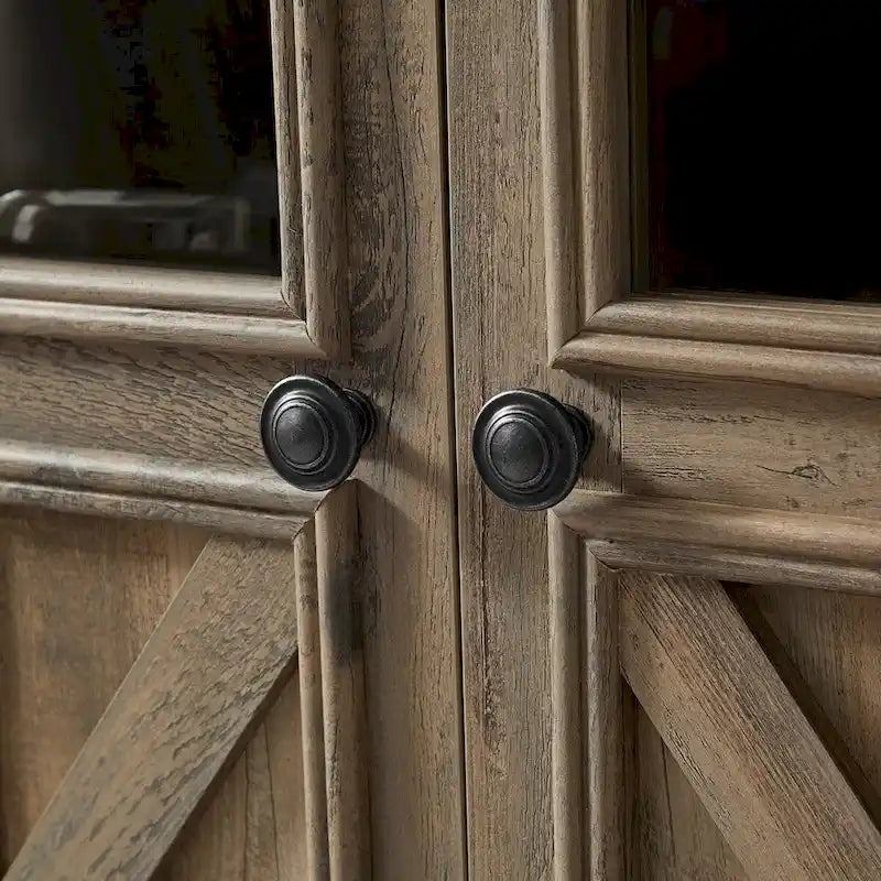 53 Farmhouse 3-Doors Cabinet Buffet Sideboard Cabinet - N/A