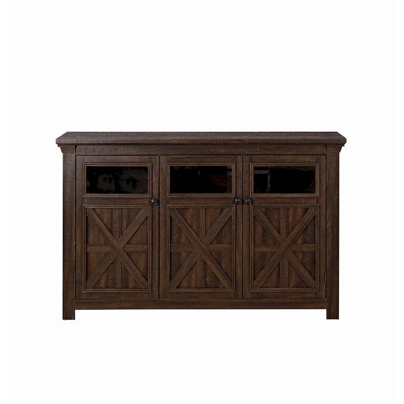 53 Farmhouse 3-Doors Cabinet Buffet Sideboard Cabinet - N/A