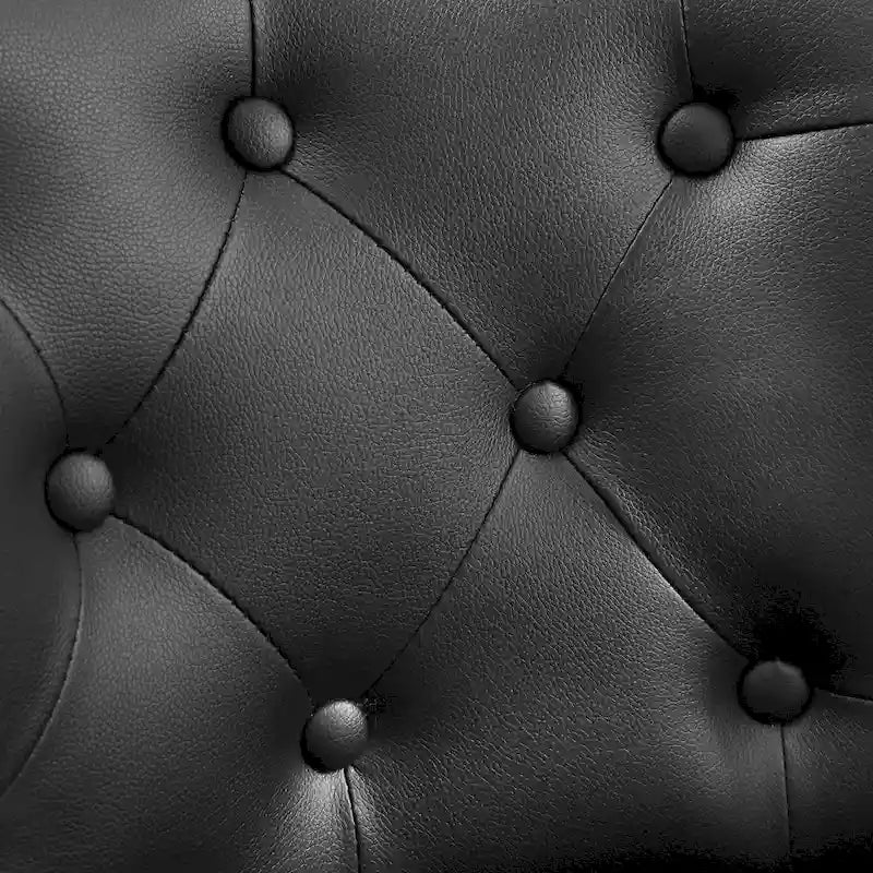 LUE BONA 26 Counter Height Swivel Bar Stools with Solid Wood Frame Set of 3 - 26 H