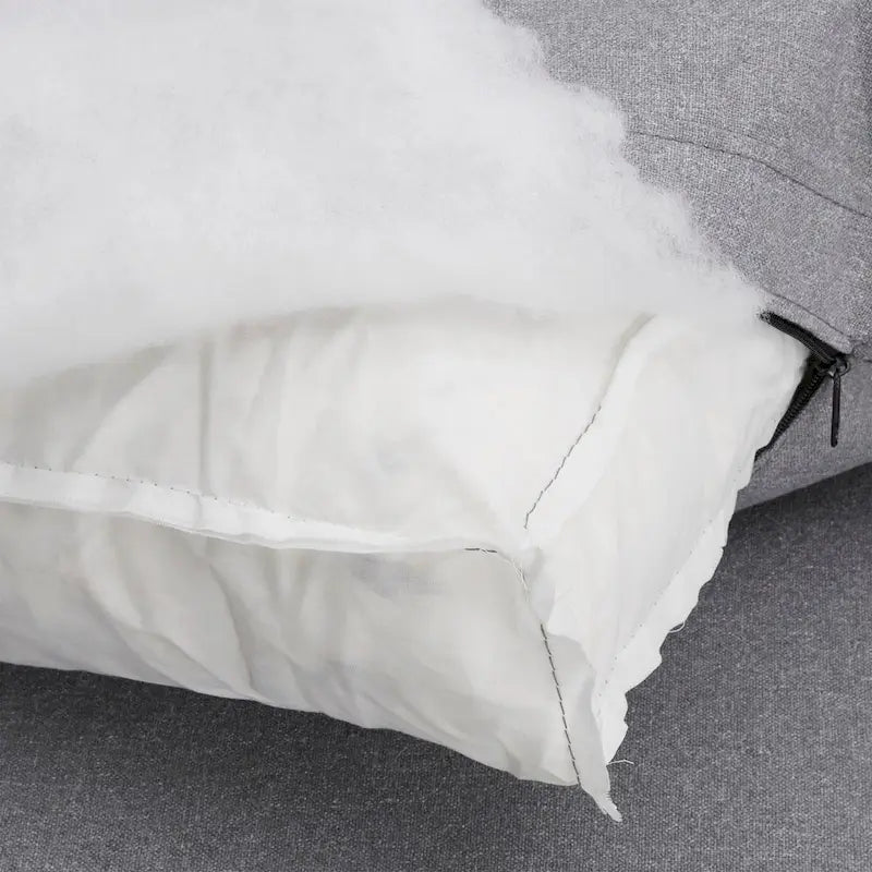 Anka Grey Linen Down Filled Cushioned 7-Seat Sectional Sofa by iNSPIRE Q Modern