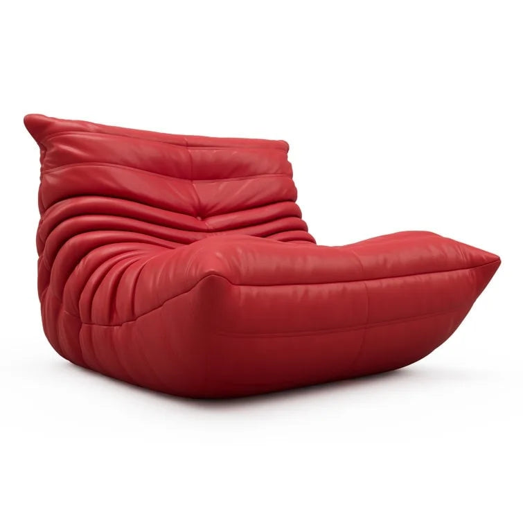 Furgle Microfiber Leather Sofa Ergonomic Design Lazy Sofa Floor Sofa