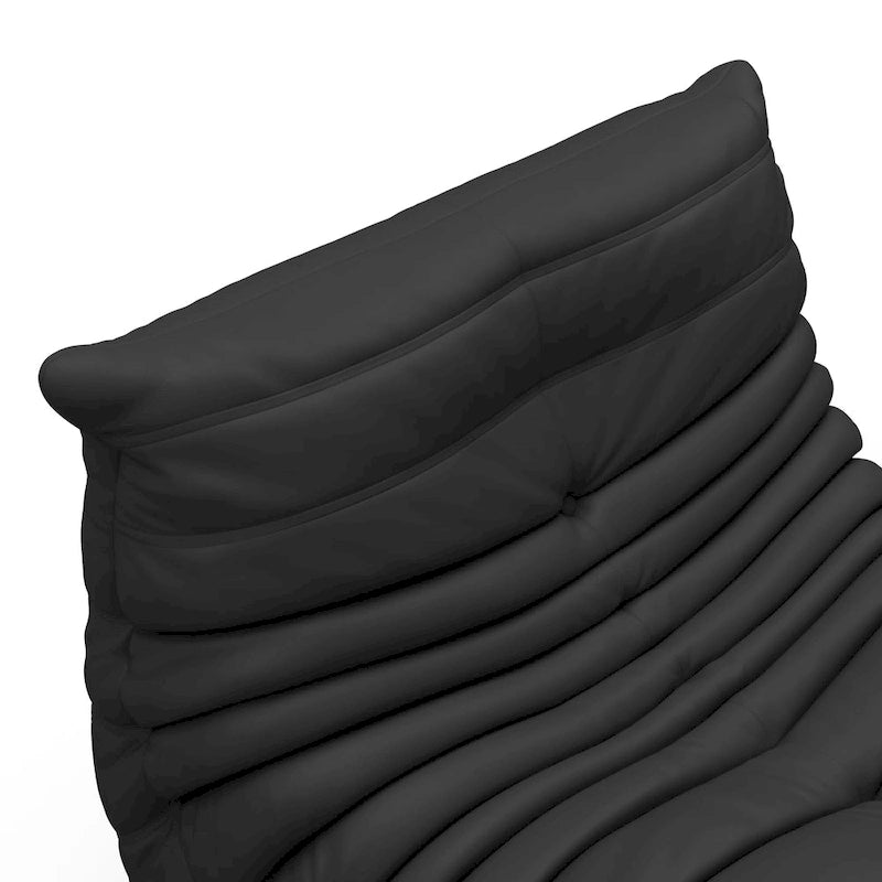 Furgle Microfiber Leather Sofa Ergonomic Design Lazy Sofa Floor Sofa