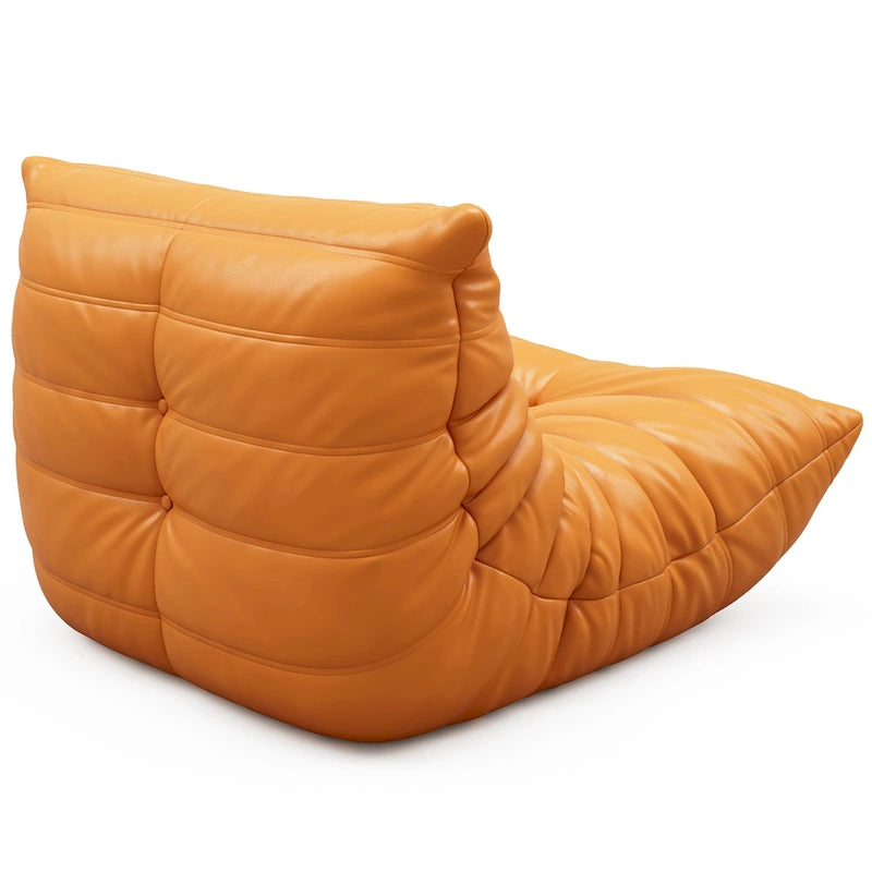 Furgle Microfiber Leather Sofa Ergonomic Design Lazy Sofa Floor Sofa