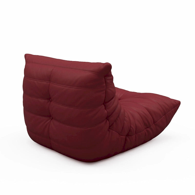 Furgle Microfiber Leather Sofa Ergonomic Design Lazy Sofa Floor Sofa