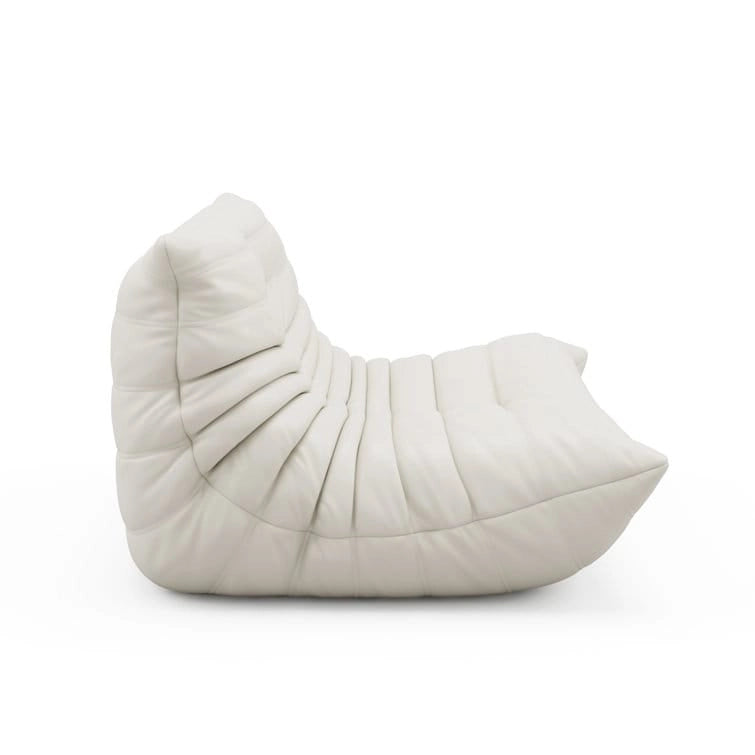 Furgle Microfiber Leather Sofa Ergonomic Design Lazy Sofa Floor Sofa