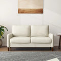 Living Room Loveseat Linen Sofa