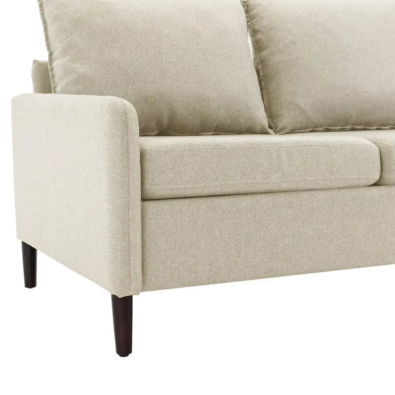 Living Room Loveseat Linen Sofa