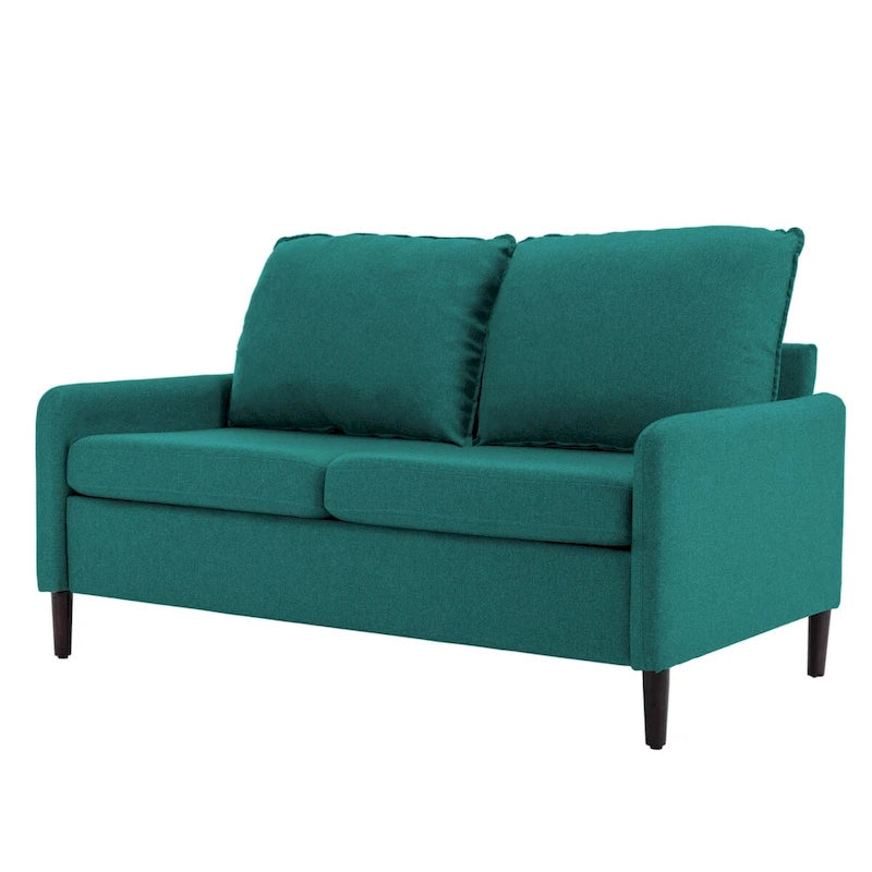 Living Room Loveseat Linen Sofa