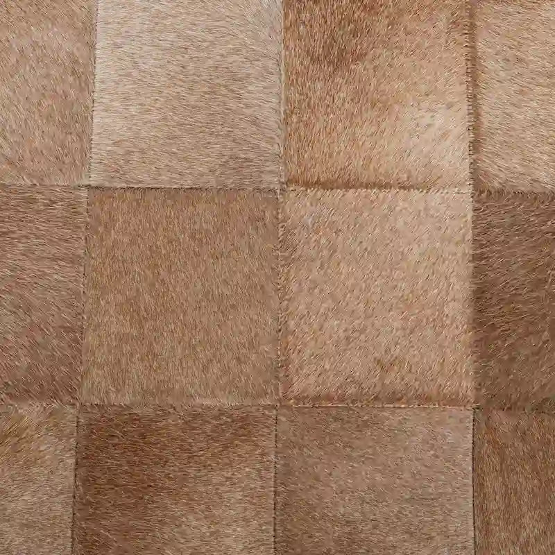 Classic Home Achen Leather Hide Ottoman Bench