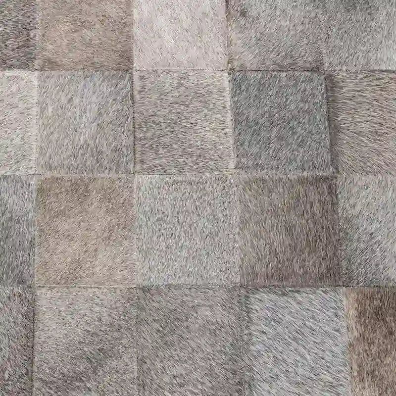 Classic Home Achen Leather Hide Ottoman Bench