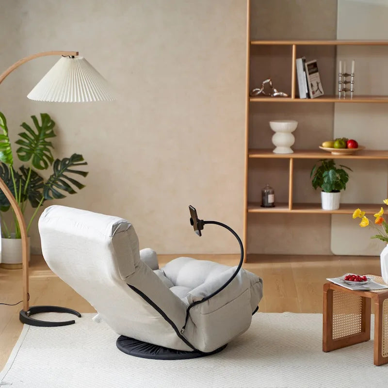 Swivel Leisure Chair with Adjustable Head and Waist