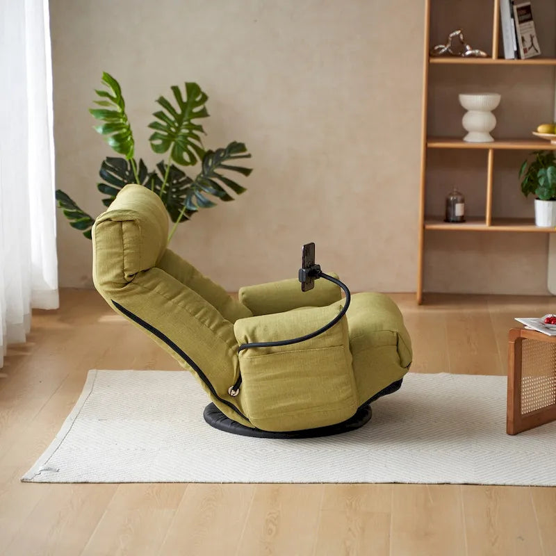 Swivel Leisure Chair with Adjustable Head and Waist