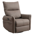 Modern PU Leather Rocker Seating Glider Swivel Recliner Chair