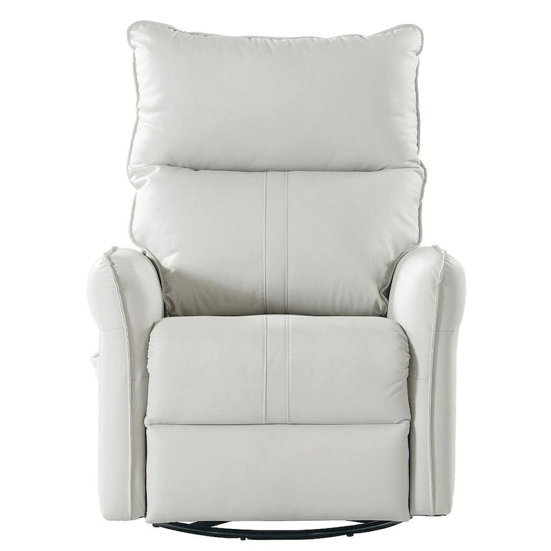 Modern PU Leather Rocker Seating Glider Swivel Recliner Chair