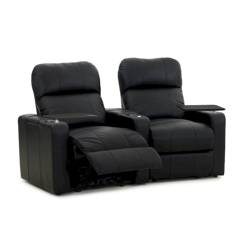 Octane Turbo XL700 Power Leather Home Theater Seating Set (Row of 2)