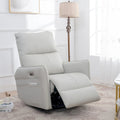 270 Power Swivel Rocker Recliner Chair, Electric Glider Reclining Sofa with USB Ports, Rocking Chair Nursery Recliners
