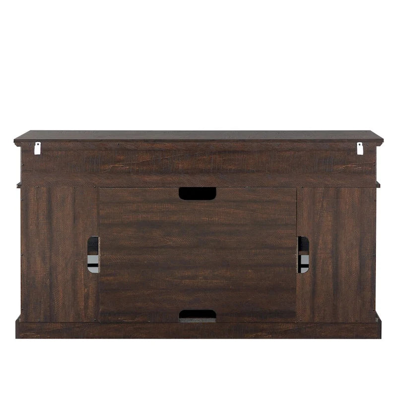 TVstand with electronicfireplace and remote control