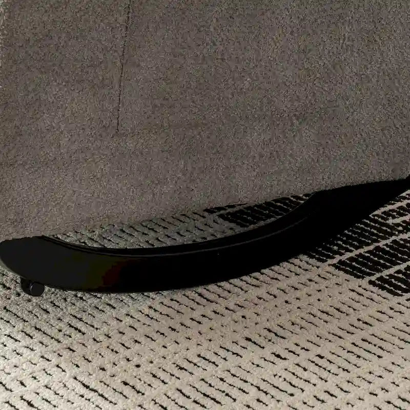 Accent Rocking Chair with Footrest High Back