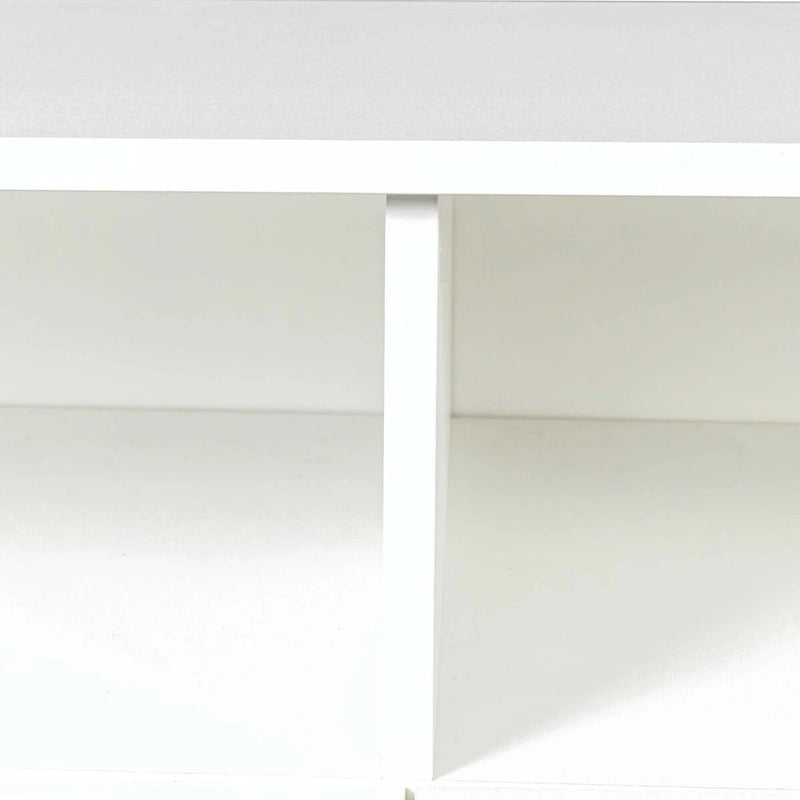 White modern minimalist TV cabinet 80 inch TV stand
