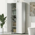 Storage Cabinet with Two Doors for Bathroom,Adjustable Shelf, MDF Board